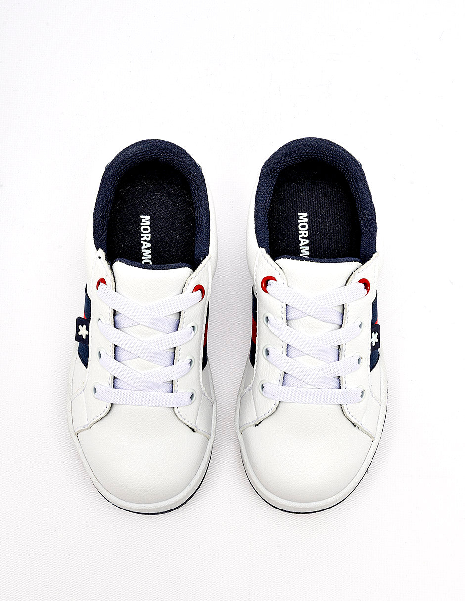 Tenis para Infantil niño Blanco Quinn en Moramora