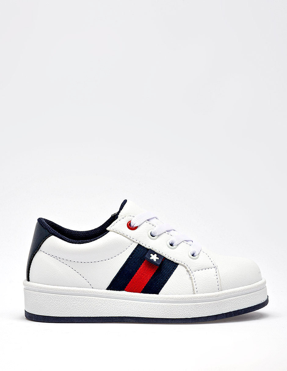 Tenis para Infantil niño Blanco Quinn en Moramora