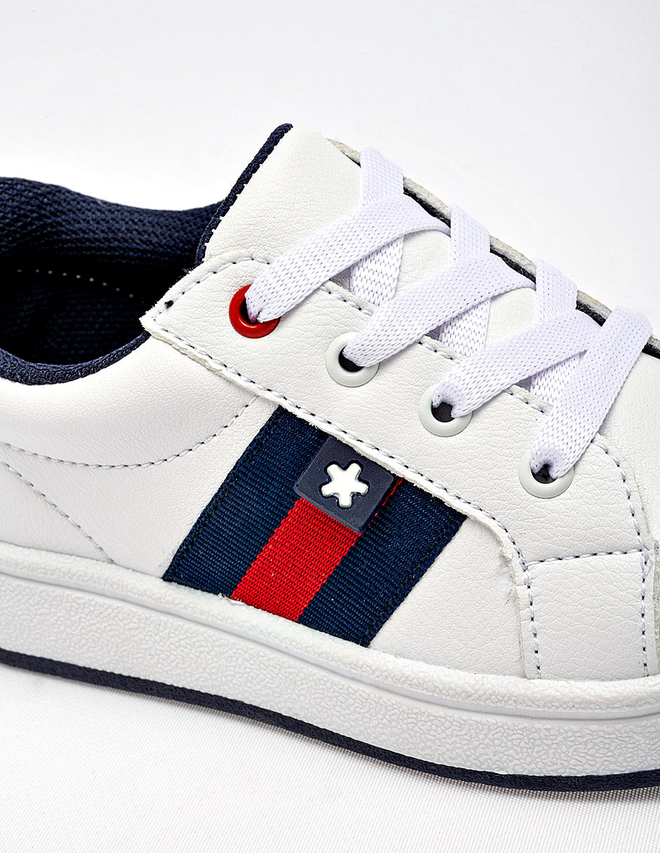 Tenis para Infantil niño Blanco Quinn en Moramora