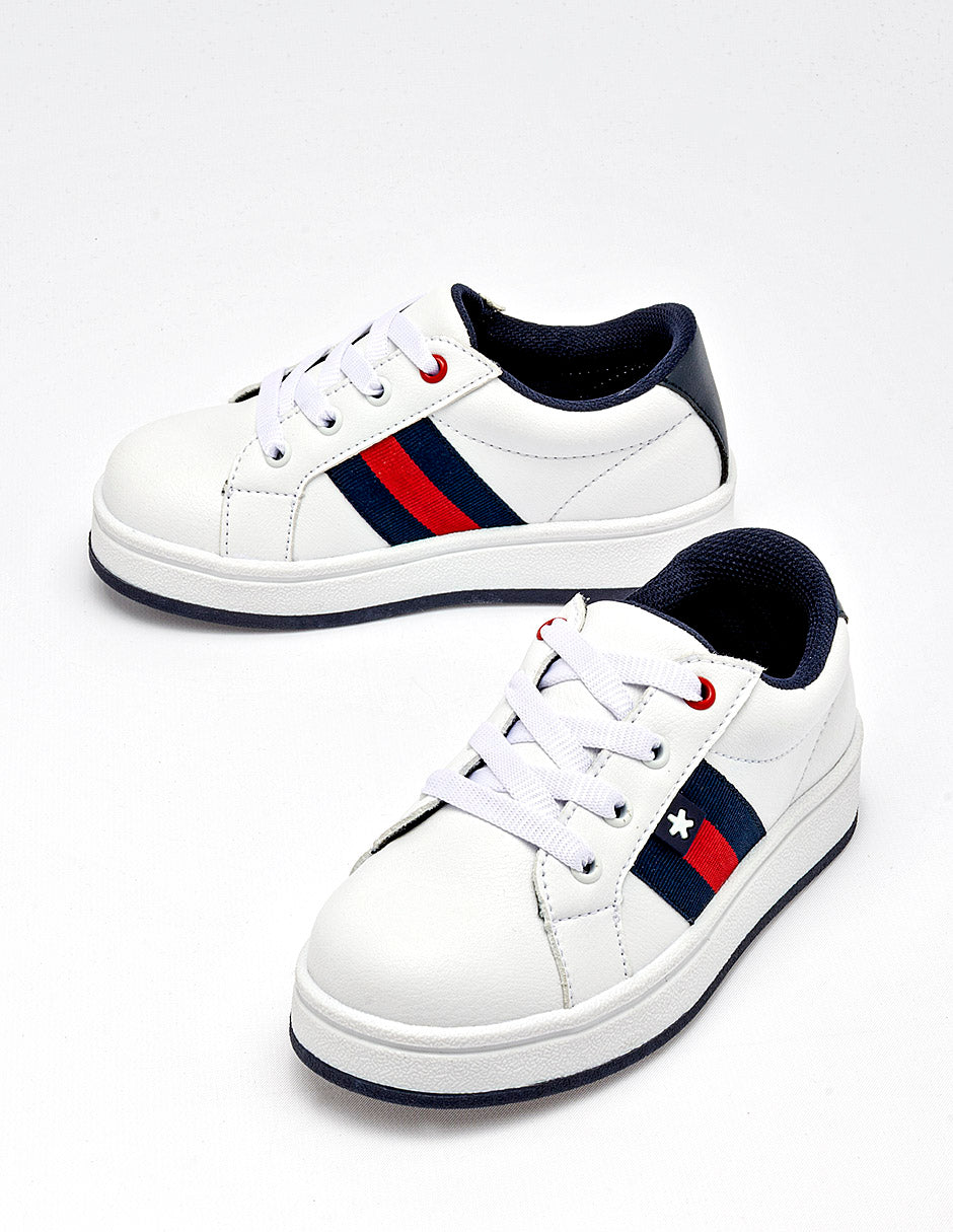 Tenis para Infantil niño Blanco Quinn en Moramora