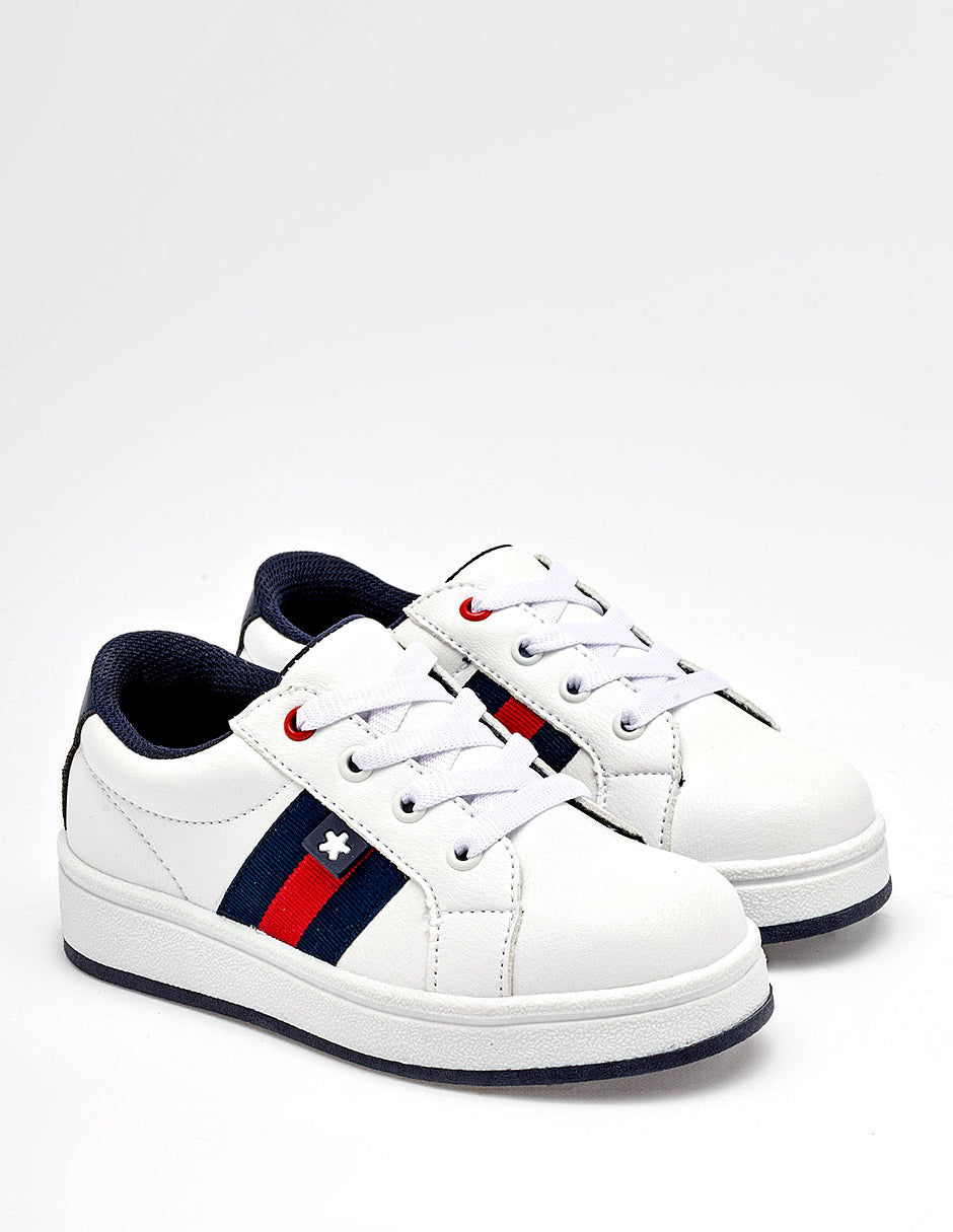 Tenis para Preescolar niño Blanco Quinn en Moramora