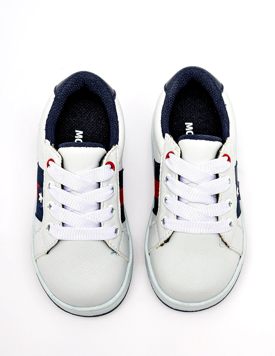 Tenis para Preescolar niño Blanco Quinn en Moramora