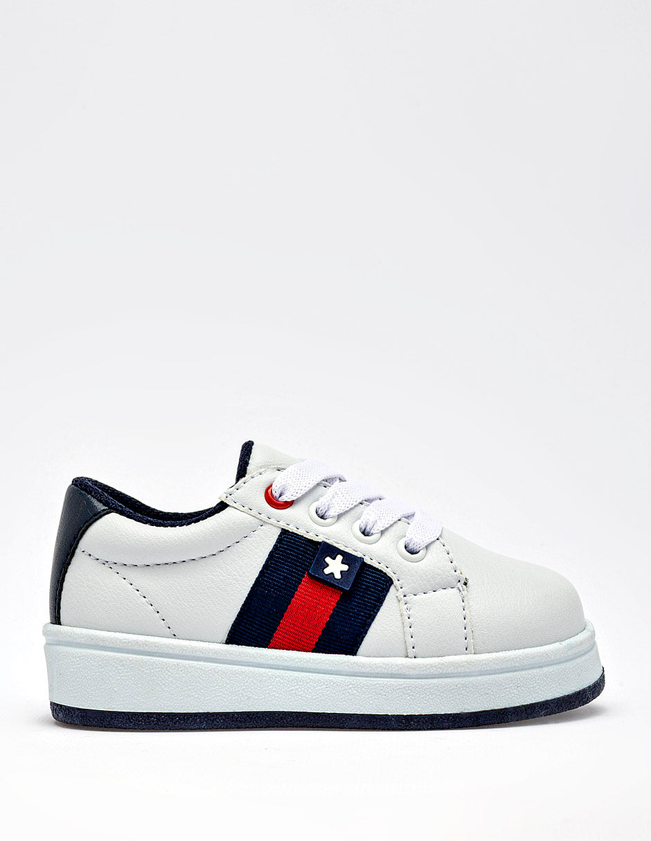 Tenis para Preescolar niño Blanco Quinn en Moramora