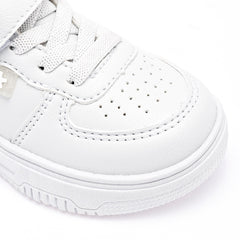 Tenis escolar para Infantil Niña Blanco Robin