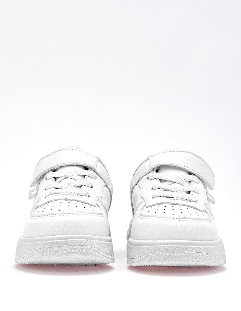 Tenis escolar para Preescolar Niña Blanco Robin en Moramora