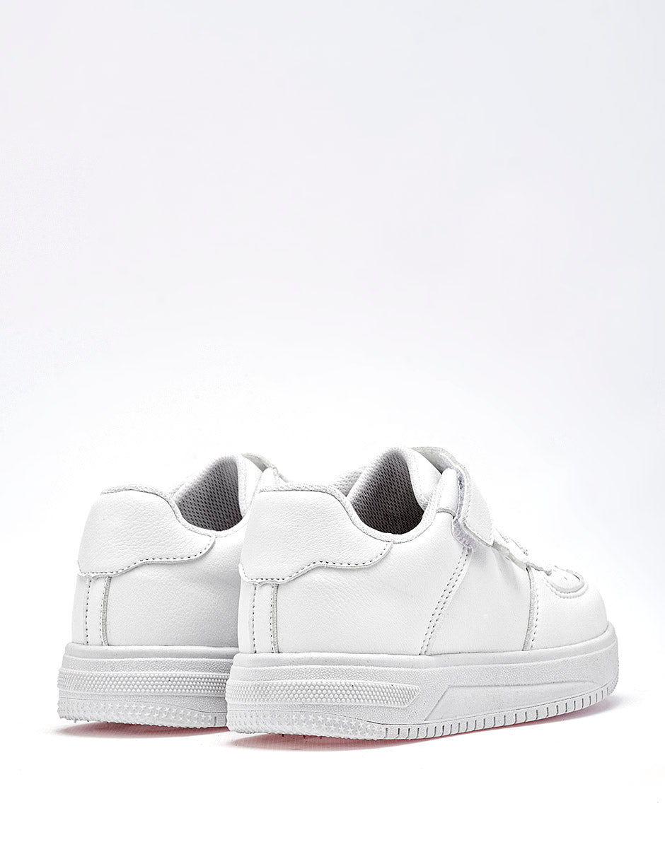Tenis escolar para Preescolar Niña Blanco Robin en Moramora