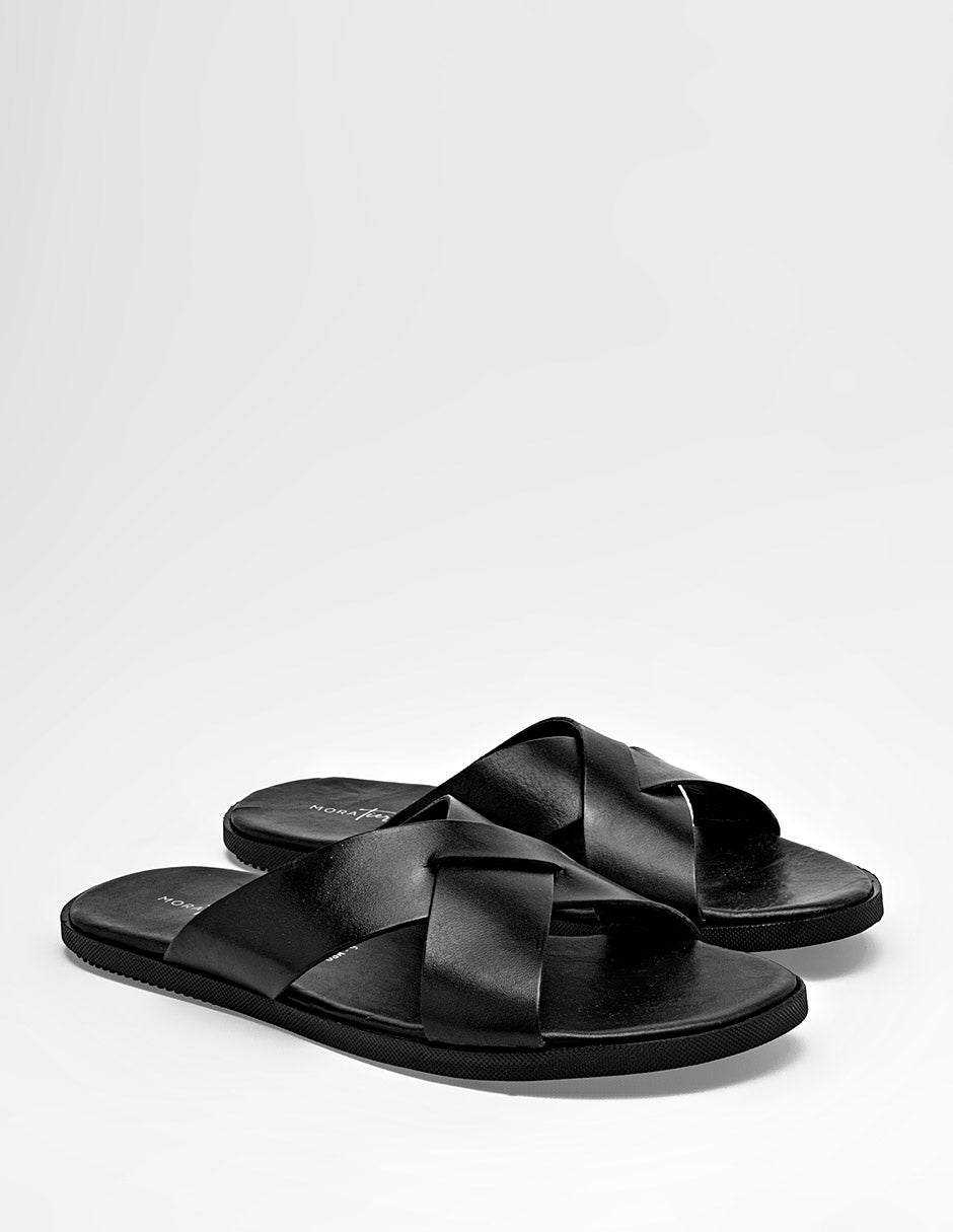 Sandalia Mora Tierra para Hombre  Negro Edgar