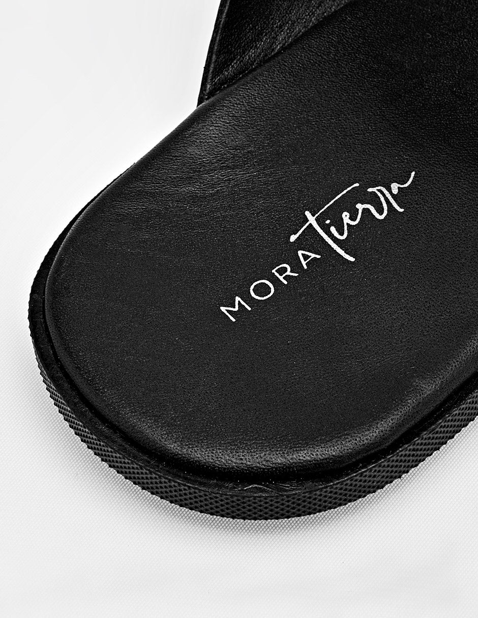 Sandalia Mora Tierra para Hombre  Negro Edgar