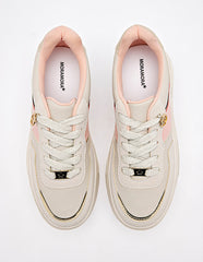 Tenis chunky para Mujer  Marfil Leticia en Moramora