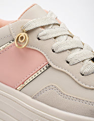 Tenis chunky para Mujer  Marfil Leticia en Moramora