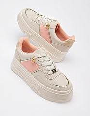 Tenis chunky para Mujer  Marfil Leticia en Moramora