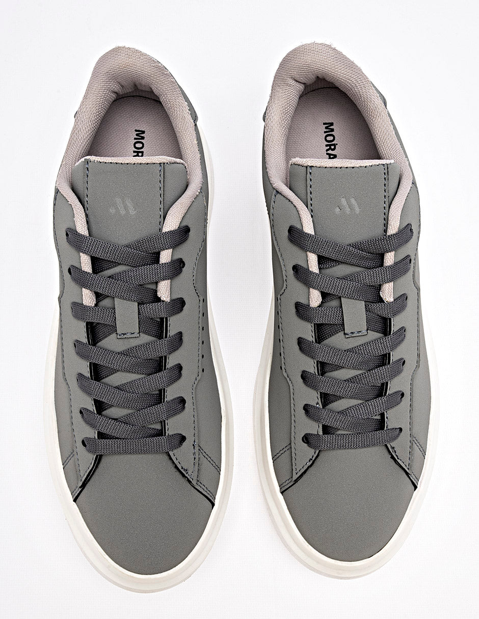Tenis para Hombre Gris Diego en Moramora