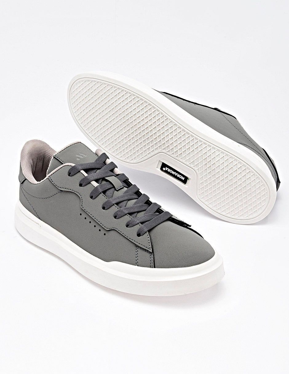 Tenis para Hombre Gris Diego en Moramora