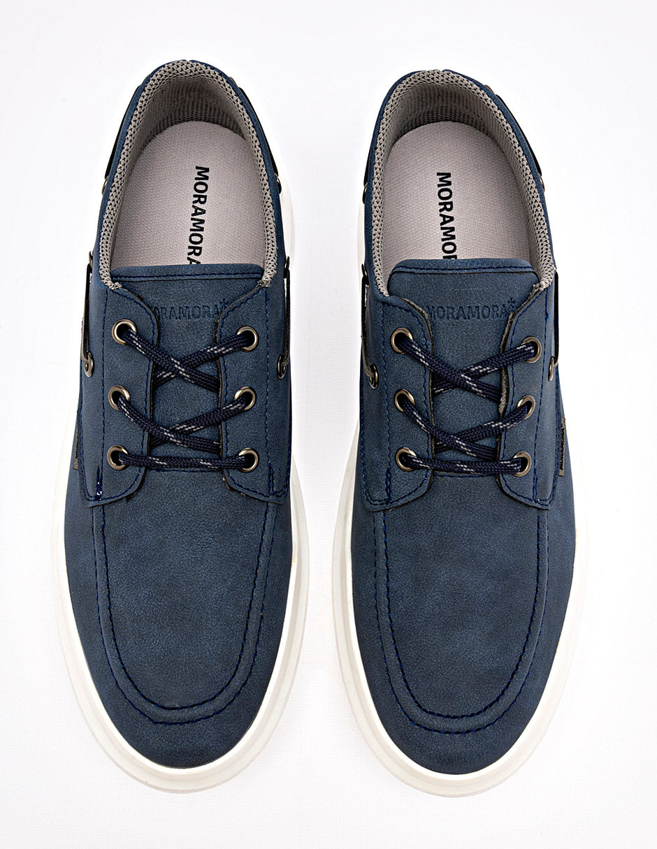 Zapato casual para Hombre Azul Marino Dario en Moramora