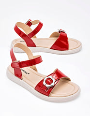 Sandalia para Niña  Rojo Catalina en Moramora