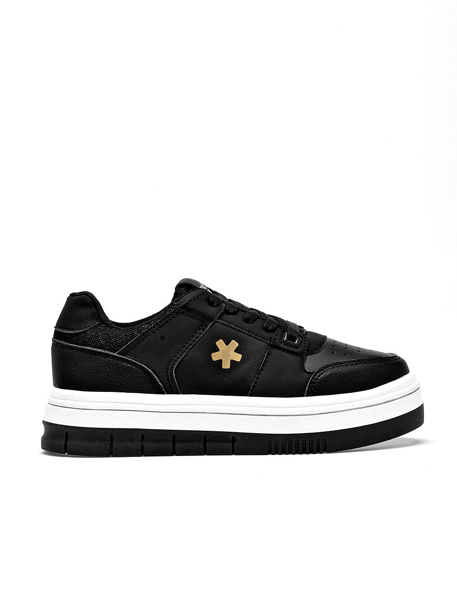 Tenis chunky para Mujer  Negro Francisca en Moramora