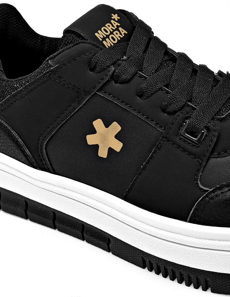 Tenis chunky para Mujer  Negro Francisca en Moramora