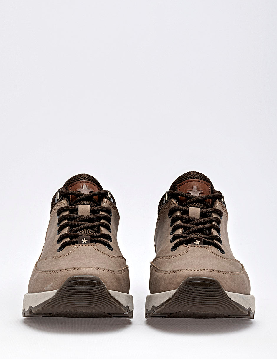 Moramora - Tenis para Hombre Camel Elder