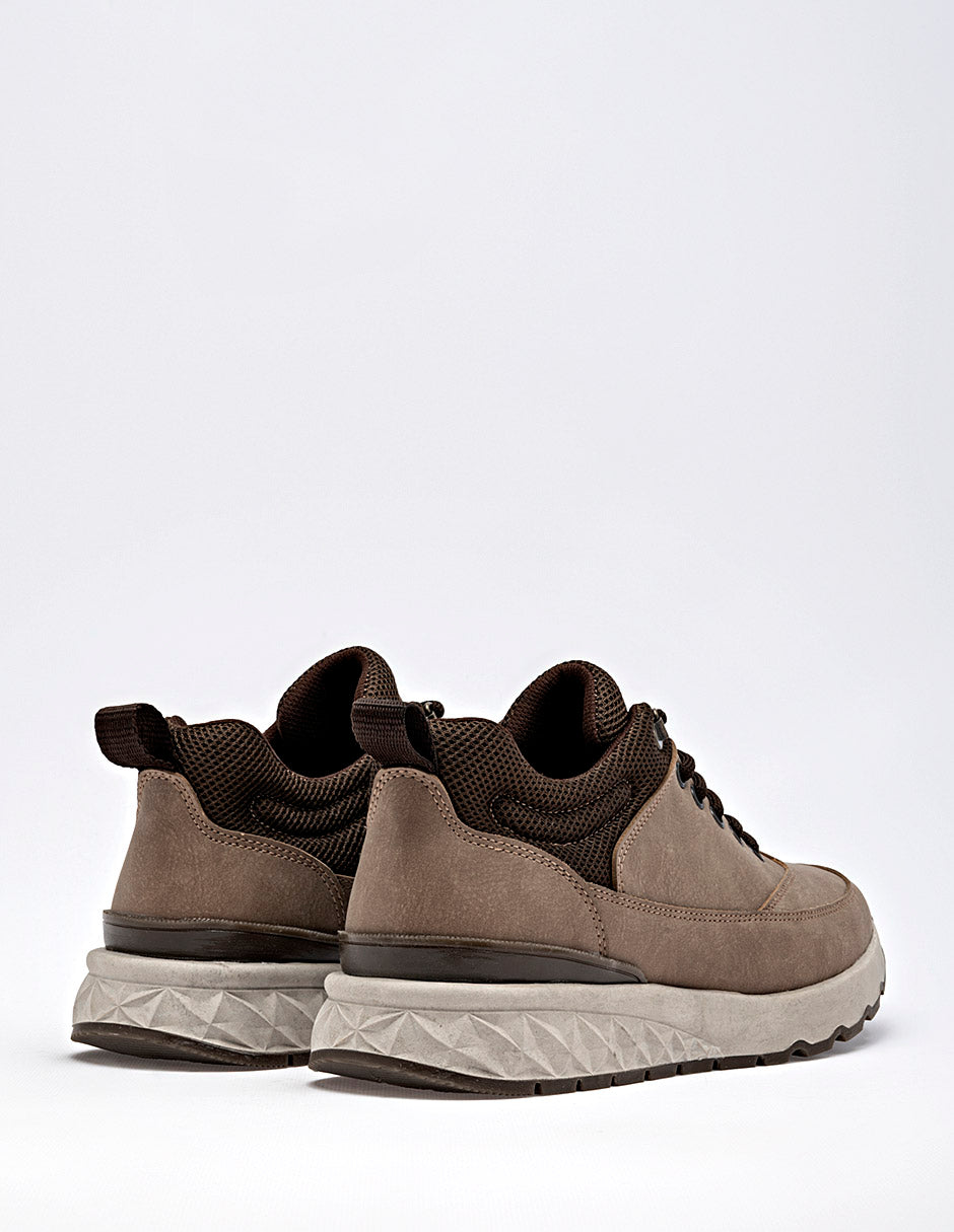 Moramora - Tenis para Hombre Camel Elder