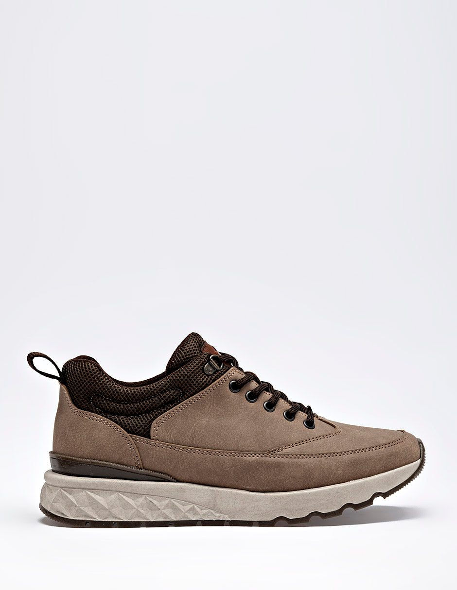 Moramora - Tenis para Hombre Camel Elder