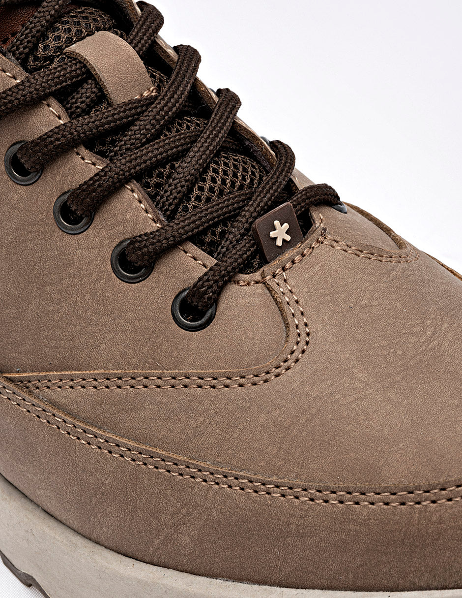 Moramora - Tenis para Hombre Camel Elder
