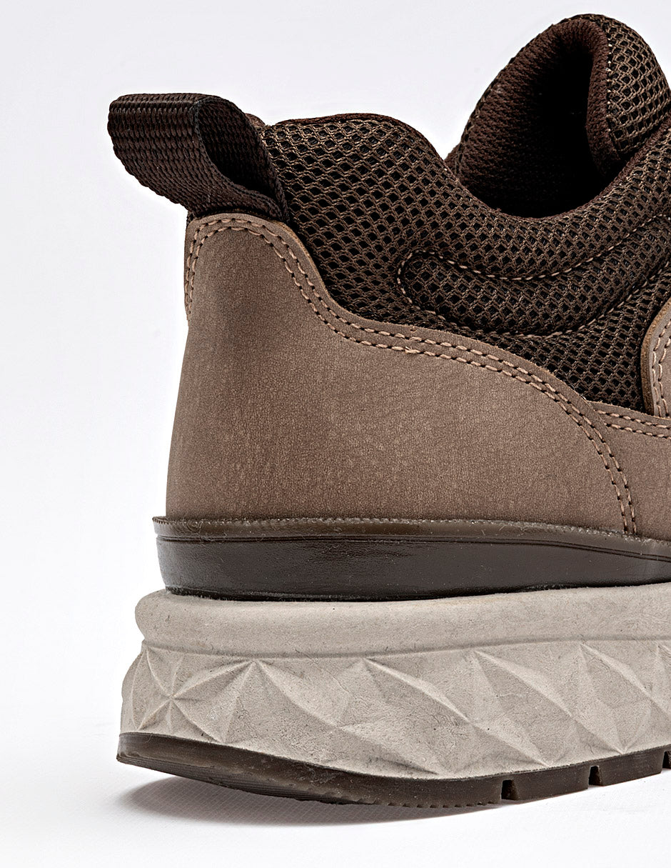 Moramora - Tenis para Hombre Camel Elder
