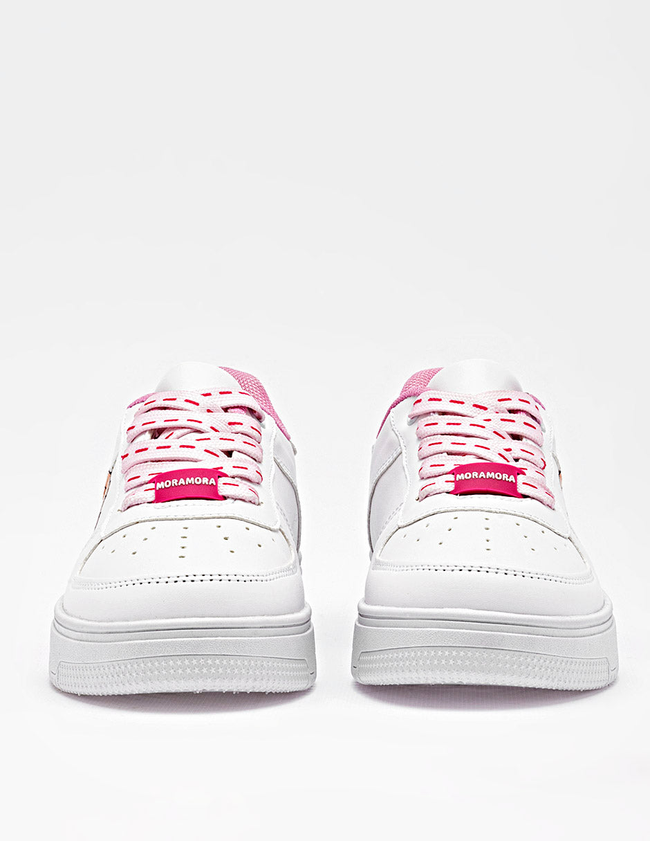 Moramora - Tenis para Niña Blanco Berenice