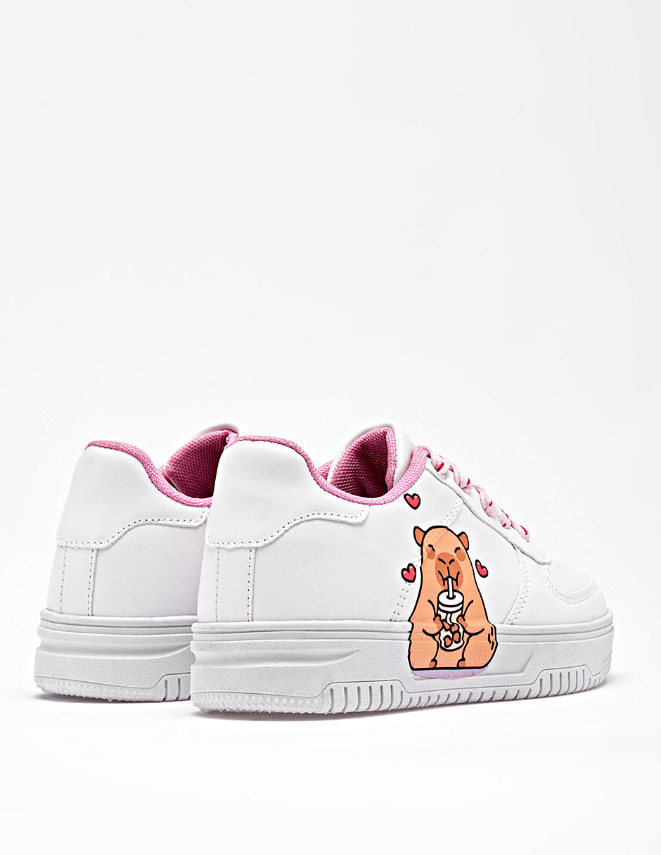 Moramora - Tenis para Niña Blanco Berenice