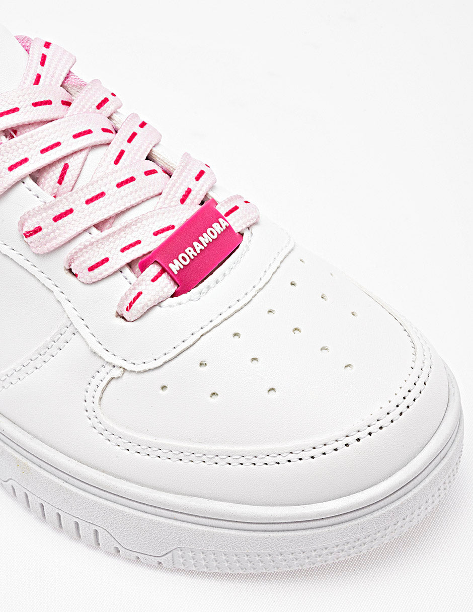 Moramora - Tenis para Niña Blanco Berenice