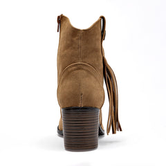 Botín Tacón para Mujer   Camel Mirella