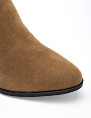 Moramora - Botín Tacón para Mujer   Camel Mirella