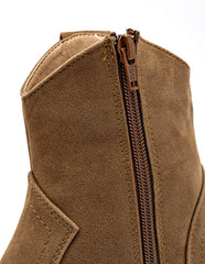 Moramora - Botín Tacón para Mujer   Camel Mirella