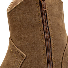Botín Tacón para Mujer   Camel Mirella