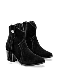 Moramora - Botín Tacón para Mujer Negro Mirella