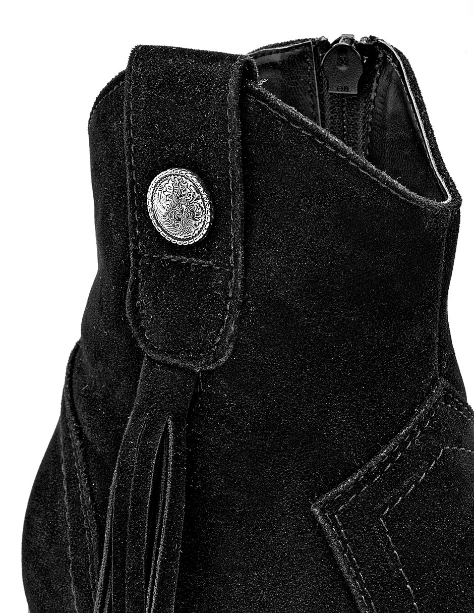Moramora - Botín Tacón para Mujer Negro Mirella