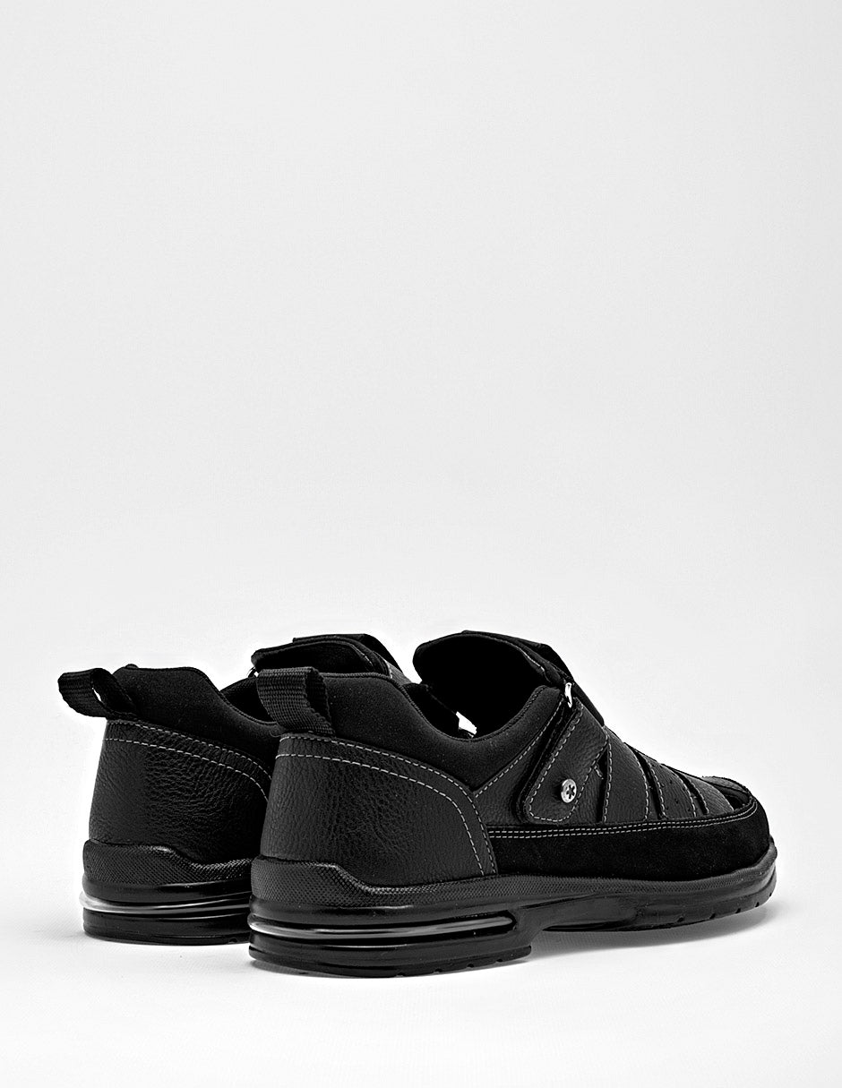 Moramora - Sandalia para Hombre  Negro Derek