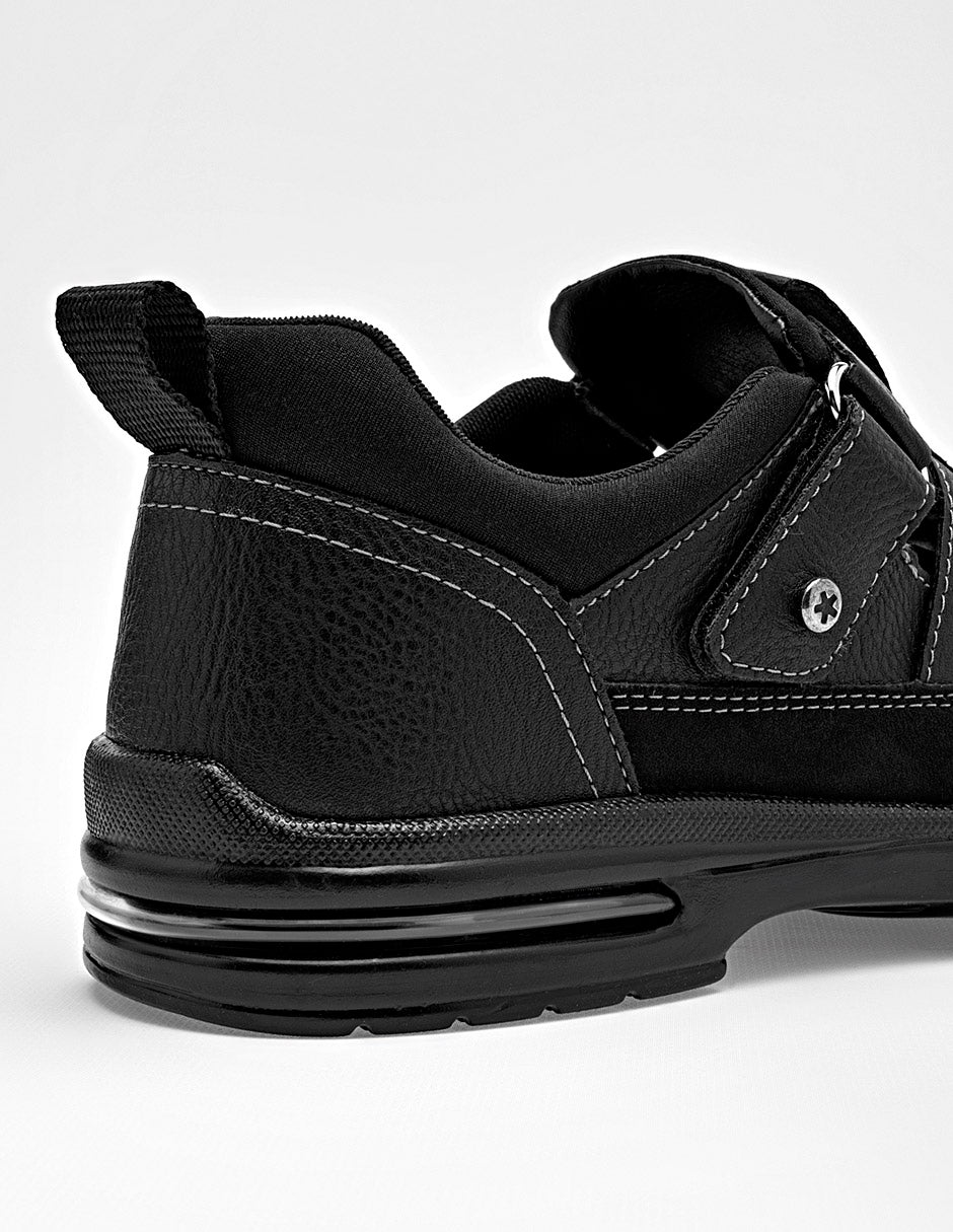 Moramora - Sandalia para Hombre  Negro Derek