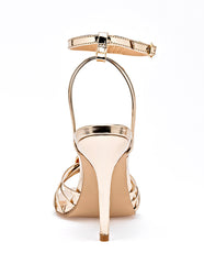 Moramora- Zapatilla abierta para Mujer Oro Minerva