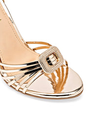 Moramora - Zapatilla abierta para Mujer Oro Minerva