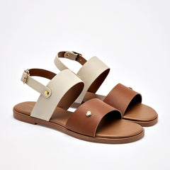 Sandalia piso para Mujer Camel Carolina
