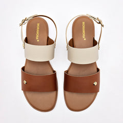 Sandalia piso para Mujer Camel Carolina