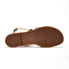 Sandalia piso para Mujer Camel Carolina