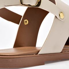 Sandalia piso para Mujer Camel Carolina