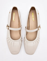 Moramora - Balerina para Mujer Beige Cristina