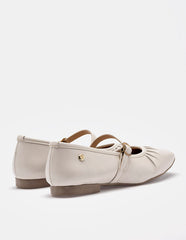 Moramora - Balerina para Mujer Beige Cristina