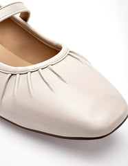 Moramora - Balerina para Mujer Beige Cristina