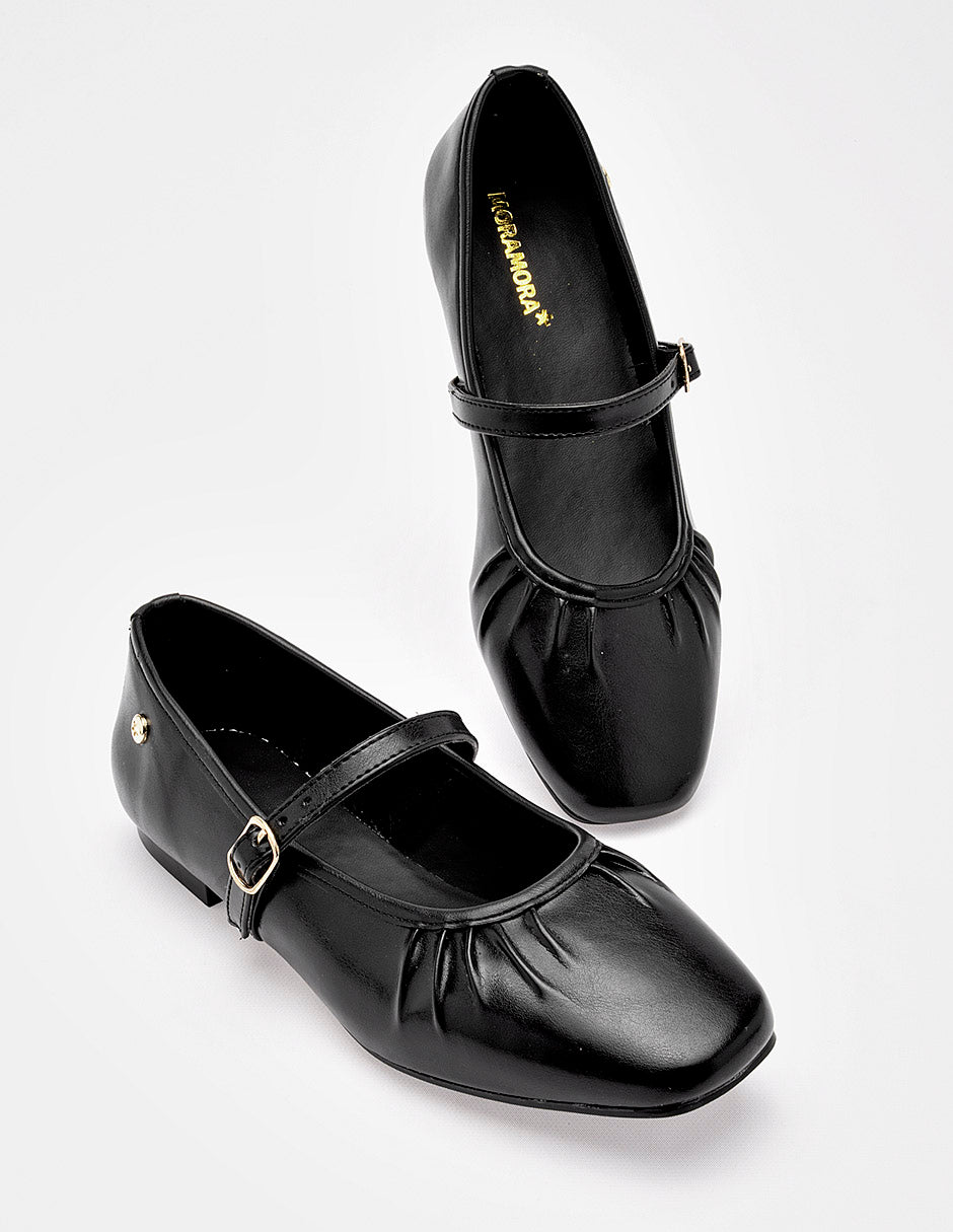 Moramora - Balerina para Mujer Negro Cristina
