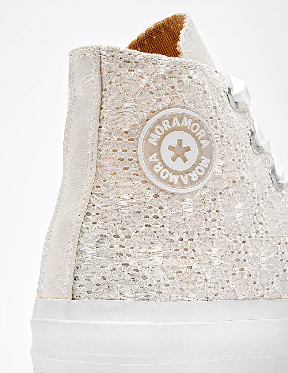 Moramora -  Tenis para Mujer Blanco Clio
