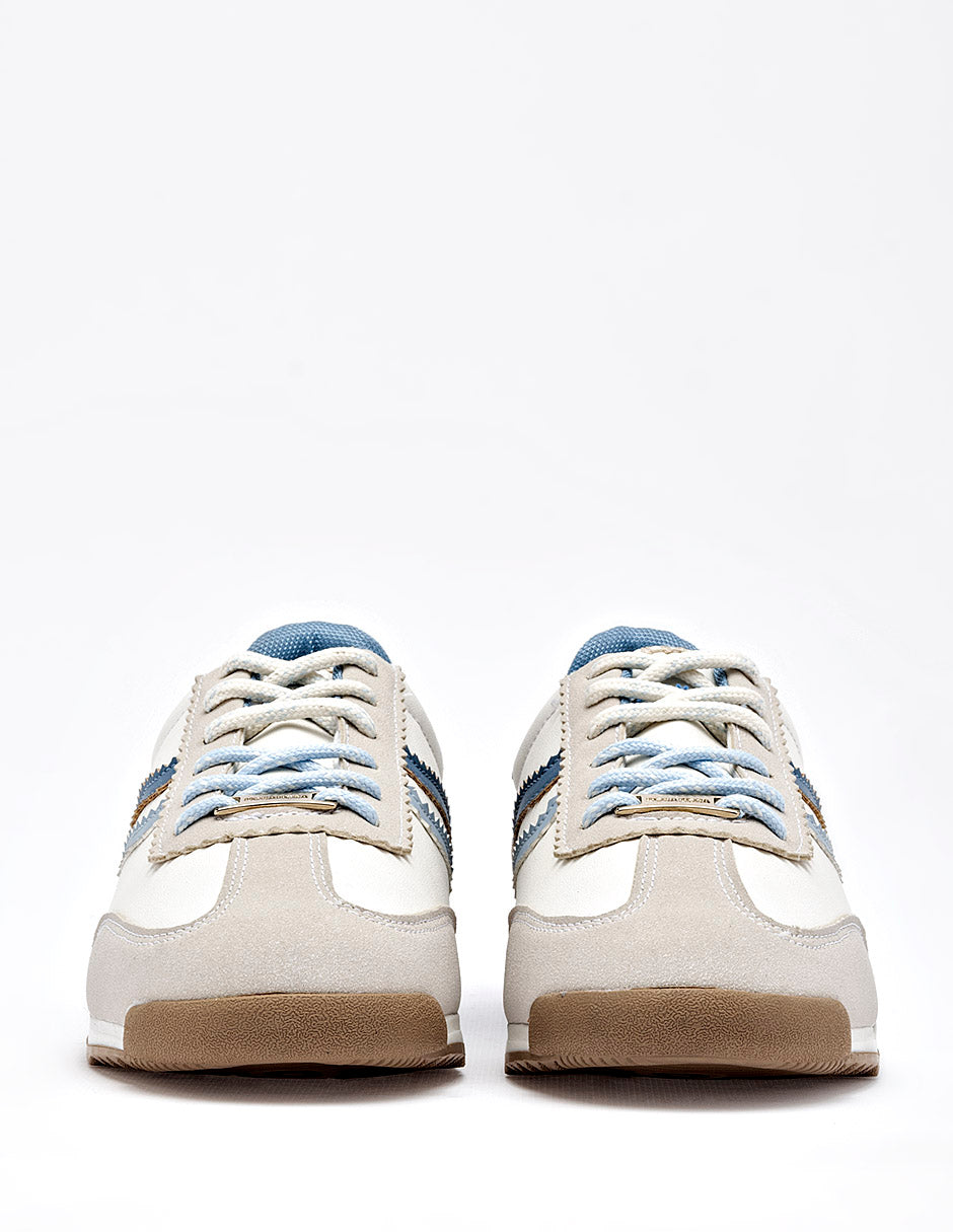 Tenis para Mujer  Marfil Harper en Moramora.