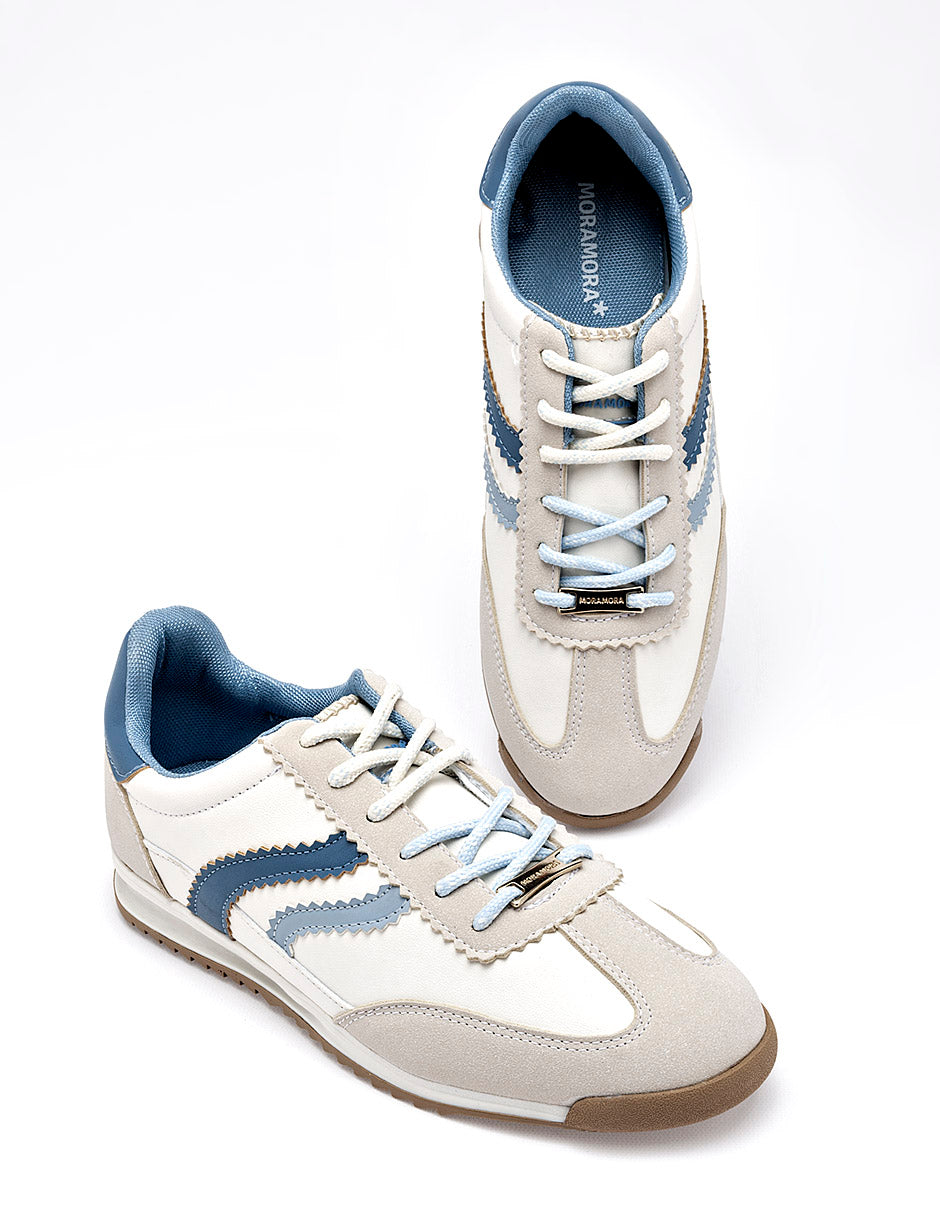 Tenis para Mujer  Marfil Harper en Moramora